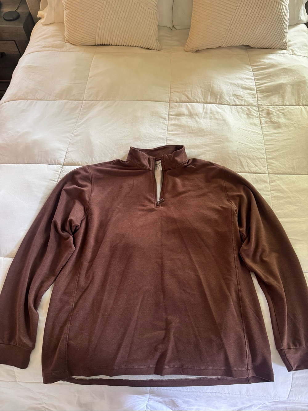 Men's Brown old navy active Quarter-Zip Sweater